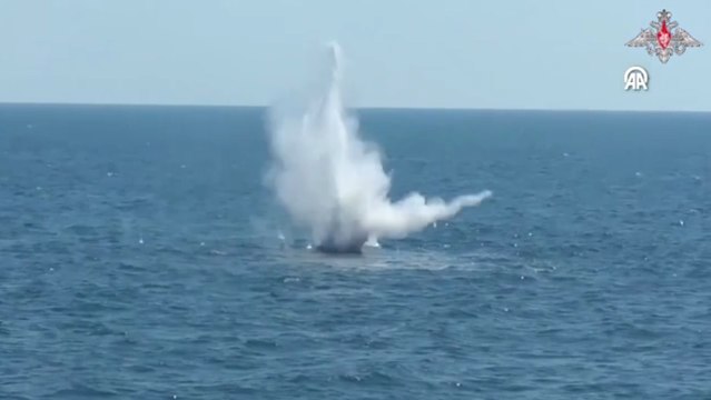 Rusya: Karadeniz'de Ukrayna'ya ait mayın imha edildi