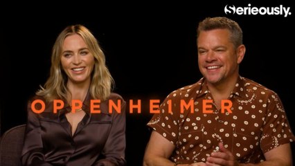 OPPENHEIMER : Matt Damon et Emily Blunt nous parlent du film