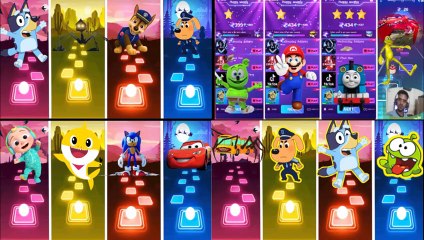 Bluey Bingo Friends All Video Megamix. Oddbods Pogo  Sheriff Labrador  Baby Shark. Who ls Best?