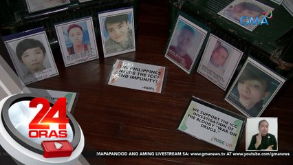 Pamilya ng ilang EJK victim, natuwa sa pagbasura ng ICC sa apelang itigil ang imbestigasyon | 24 Oras