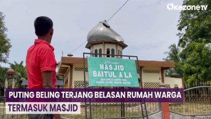 Belasan Rumah Warga Termasuk Masjid di Aceh Rusak Usai Diterjang Puting Beliung