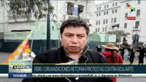 Organizaciones retoman protestas contra Dina Boluarte en la llamada “Tercera Toma de Lima”