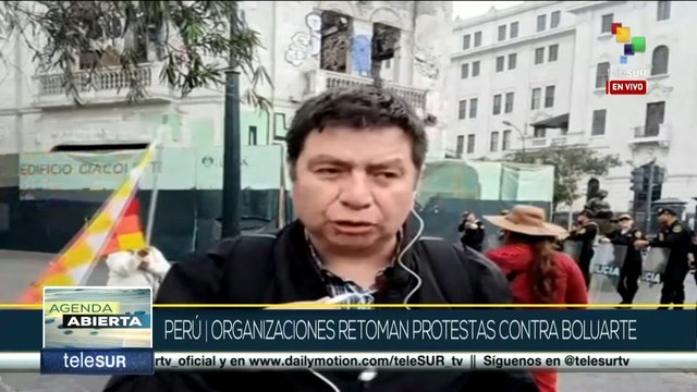 Organizaciones retoman protestas contra Dina Boluarte en la llamada “Tercera Toma de Lima”