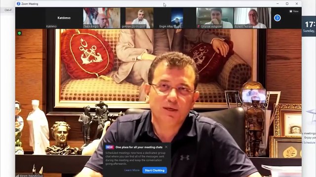 Ekrem İmamoğlu Zoom videosu izle! (VİDEO) Ekrem İmamoğlu'nun ifşa olan Zoom videosu nedir, kimler var?