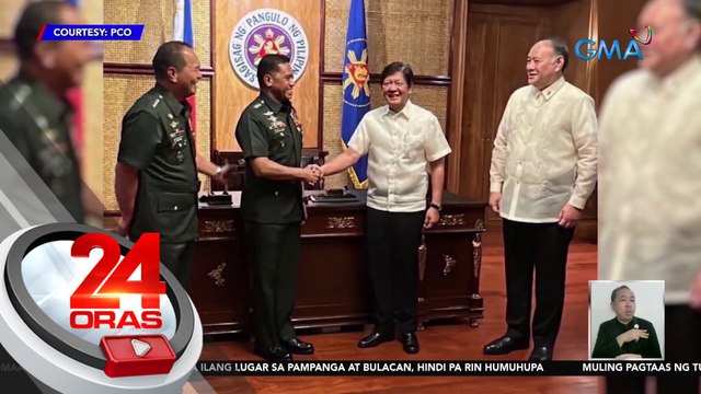 Lt. Gen. Brawner, uupong AFP Chief of Staff; Gen. Centino, itinalagang Presidential Adviser on the WPS | 24 Oras
