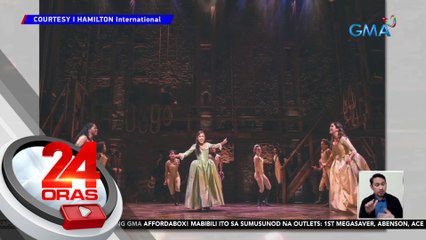 Rachelle Ann Go, gagampanan ulit ang character ni Eliza Hamilton sa musical | 24 Oras