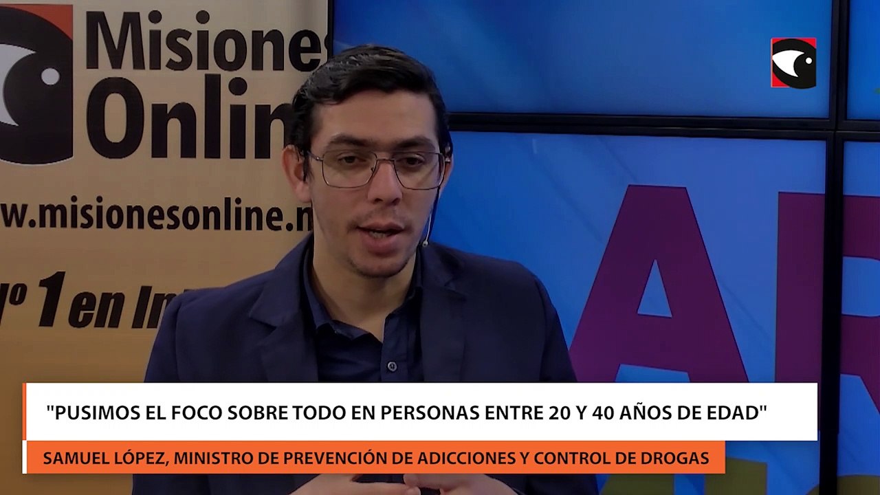Samuel López, ministro de prevención de adicciones y control de drogas, expresó "la pandemia aumentó mucho los consumos individuales como el alcohol"