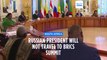 Russia announces President Vladimir Putin will not attend a BRICS nations summit in South Africa