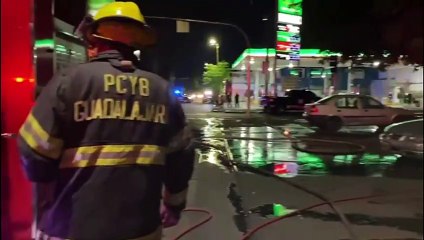 Incendio consume funeraria en colonia San Juan de Dios