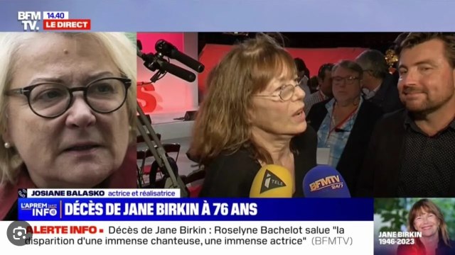 Josiane Balasko rendre hommage à Jane Birkin