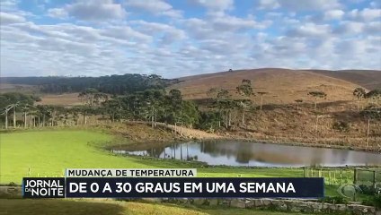 Cidades no RS registram temperaturas abaixo de zero