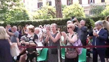 下载视频: Bombardamento San Lorenzo. Mattarella a 80/o anniversario commemorazione