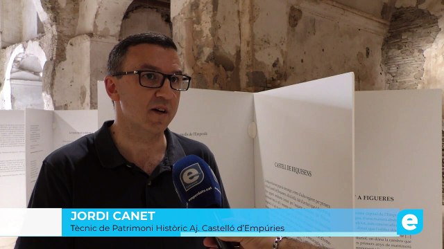 Inaugurada l'exposició _Itineraris literaris_ al Convent de Sant Agustí de Castelló d'Empúries