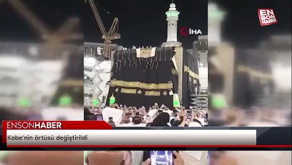 Kabe'nin örtüsü değiştirildi