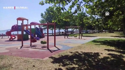 Sıcaktan bunalan İstanbullular sahil kesimlerinde vakit geçirdi