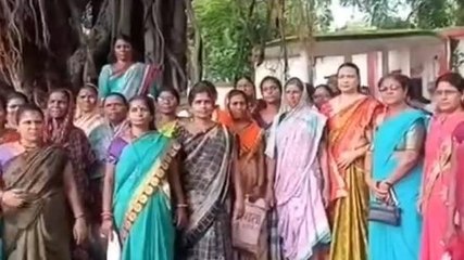 छिंदवाड़ा: सरकार की नल जल योजना हुई फेल,महिलाओं ने प्रदर्शन कर सौंपा ज्ञापन