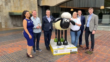 The Shaun the Sheep on the Tyne Trail has officially launched in Newcastle