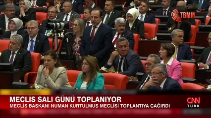 Son Dakika: TBMM Başkanı Numan Kurtulmuş, Meclis'i 25 Temmuz'da olağanüstü toplantıya çağırdı