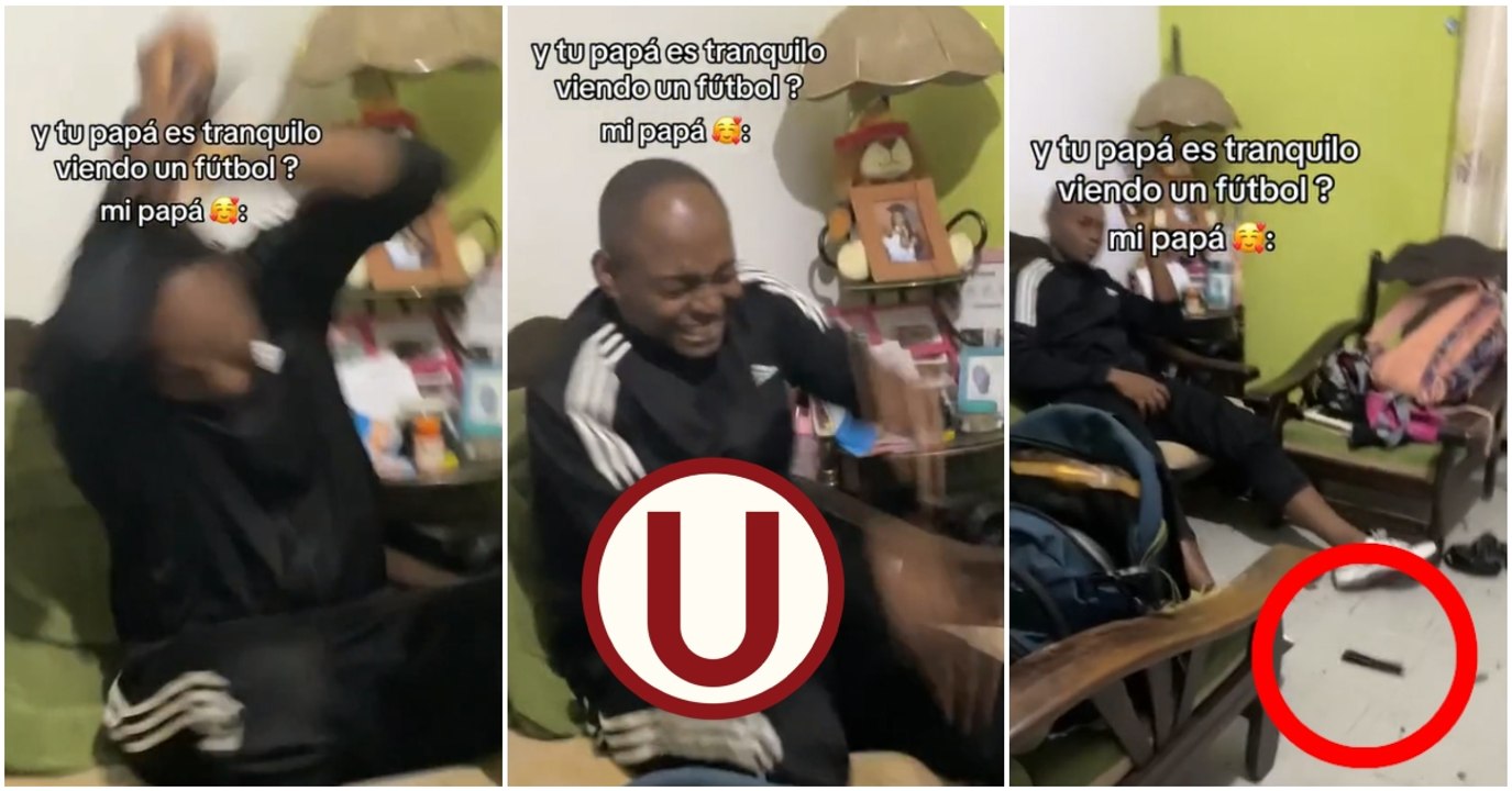 Hincha de la 'U' destroza control remoto tras segundo gol de Corinthians