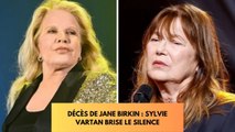 Mort de Jane Birkin : Dévastée, les mots bouleversants de Sylvie Vartan