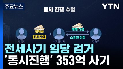 '동시 진행'으로 353억 전세사기...공인중개사 일당 붙잡혀 / YTN