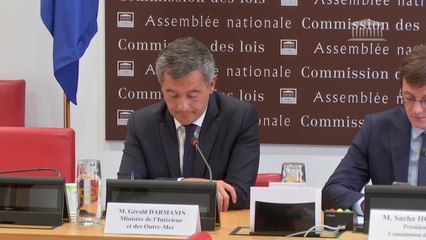 Émeutes: Gérald Darmanin reconnaît que "le dispositif d'ordre public" mis en place la première nuit "n'était pas le meilleur"
