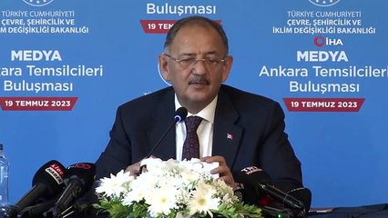 Bakan Özhaseki: "Cumhurbaşkanımız, 'İstanbul'un depremine hazırlık anlamında Kanal İstanbul konutlarını kullanabiliriz' dedi"
