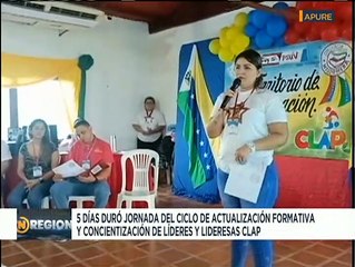 Culminó Plan de Actualización Formativa de Líderes y Lideresas CLAP del estado Apure