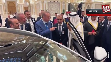 Cumhurbaşkanı Erdoğan'ın son durağı BAE: Al Nahyan'a Togg hediye edildi
