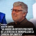 Agustín Santos, ‘número dos’ de Sumar: “Ha habido un intento por parte de la derecha de monopolizar la carrera diplomática