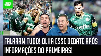"ISSO É COISA DE PILANTRA! E a INFORMAÇÃO é que o Palmeiras TOMOU A DECISÃO de..." VEJA DEBATE!