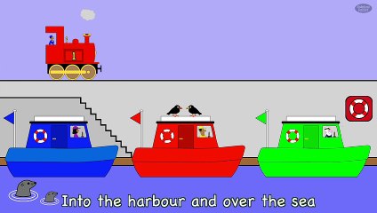 Little Red Train | #shorts | NURSERY RHYME | Rainbow Rabbit