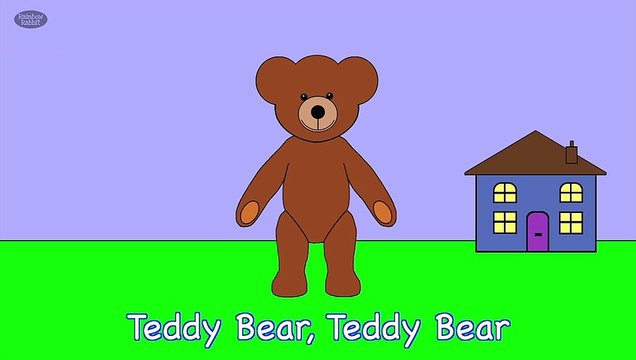 Teddy Bear | #shorts | NURSERY RHYME | Rainbow Rabbit