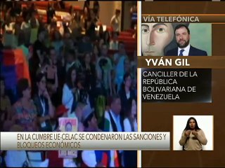 Canciller Gil:  Vpdta. Delcy dejó muy claro el impacto de las medidas coercitivas en la región