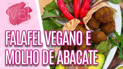Falafel VEGANO com creme de abacate - Você Bonita (19/07/2023)