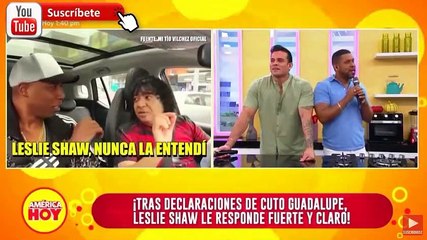 Leslie Shaw se presenta sin maquillaje en "América Hoy"