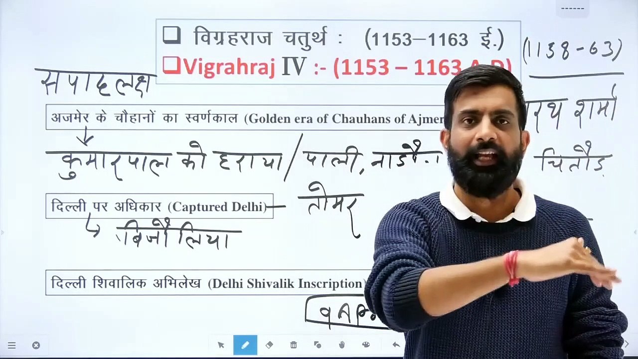 22.विग्रहराज_चतुर्थ,पृथ्वीराज_2,_सोमेश्वर_022_1280x720