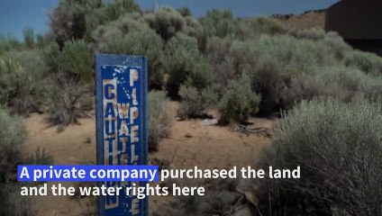 Private firms scour booming Nevada desert for water profits