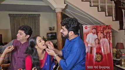 ৫০০ পর্ব পার, জমজমাট সেলিব্রেশন গৌরী এলো-র সেটে