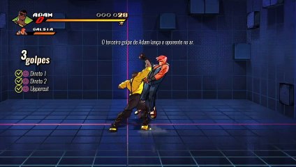 Streets of Rage 4 - In-game Tutorial - Adam Tricks (Trials)