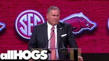 Hogs' Sam Pittman on Drinking Hamm's Beer