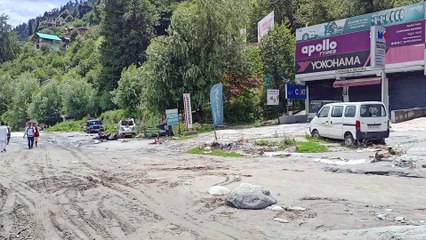 Massive flood in River Beas, Kullu ,Manali ,Mandi- village Destroyed in hours, Monsoon Rain,Himachal