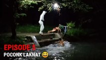 Prank Hantu Pocong LUCK NUT !!! Ganggu Orang Lagi Mandi Di Sungai | EPISODE 5 | Naughty Ghost Prank Disturbing People Bathing In The River