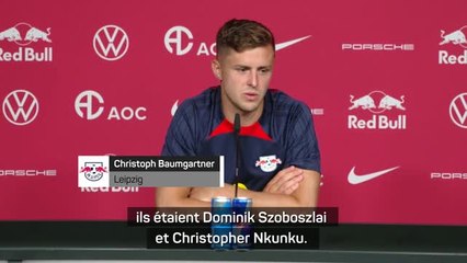 Leipzig - Baumgartner : "Je ne suis ni Nkunku, ni Szoboszlai"