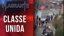 Motoboys atacam casa de cliente que agrediu entregador I FLAGRANTE JP