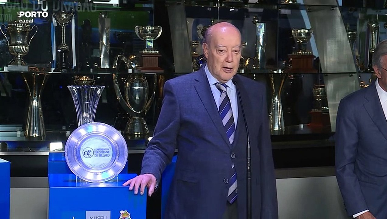 FC Porto (Bilhar): "Nunca vou esquecer aquela demonstração de amor ao FC Porto", afirma Pinto da Costa