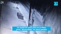 Un tendal de autos rotos en La Plata: joven 