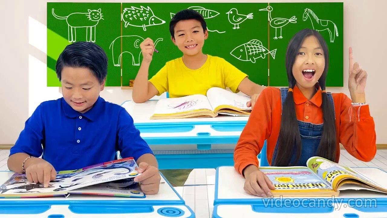 Wendy and Alex Back to School Stories for Kids – Good Students