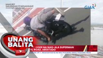 Motorcycle rider na nag-ala Superman sa Coastal Road, arestado | UB