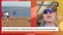 Este jueves arranca el torneo nacional de vóley de playa en Misiones